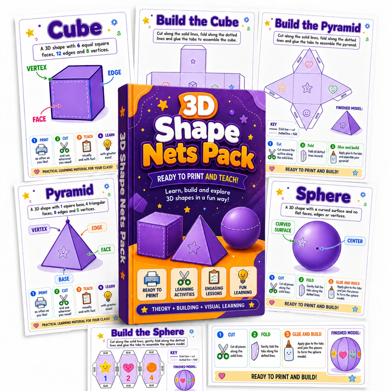 3D Shape Nets Pack product preview